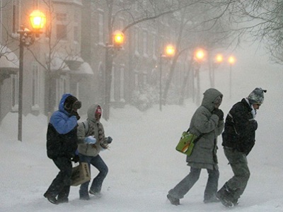 5 человек погибли, более трех миллионов домов находятся без электричества, из-за снежной бури в США