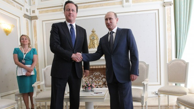 Владимир Путин принимал британского премьера в резиденции в Сочи